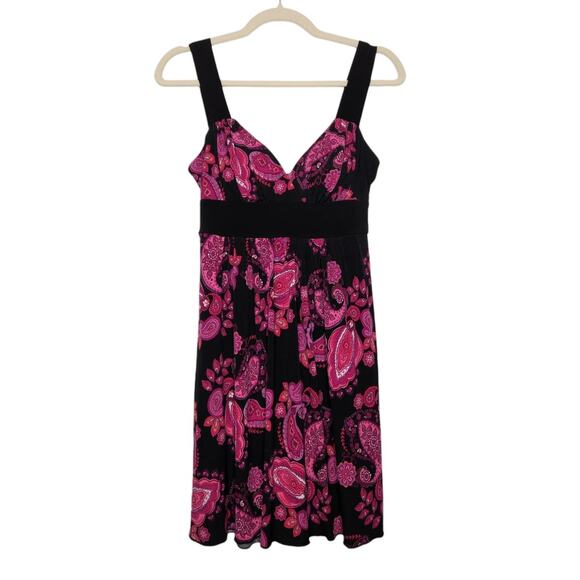 Vintage y2k Speechless Dress Midi Floral Paisley Boho XS Fairy Witchy Fall - Picture 1 of 5